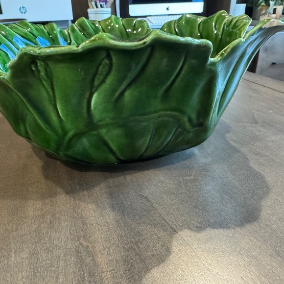 Vintage Cemar California Pottery Lettuce/Cabbage Bowl - Picture 2 of 4